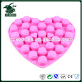 Heart shape rose chocolate mould silicon bakeware mould cake